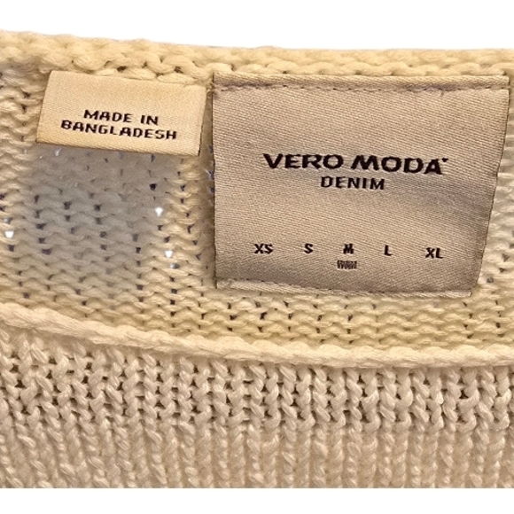 Vero Moda Cream Knit Sweater - Picture 4 of 4
